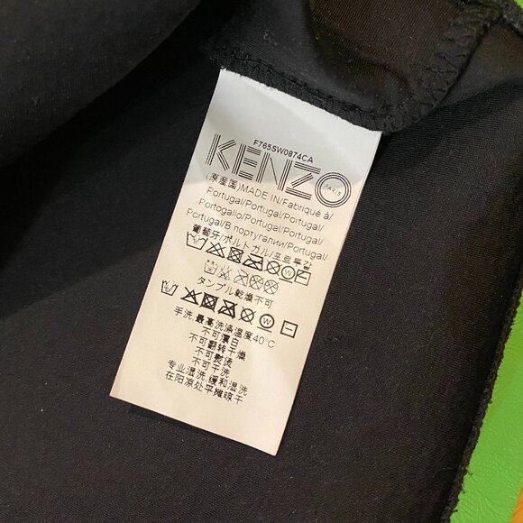Kenzo Neoprene Oversized Logo Patch Sweatshirt XS - Picture 4 of 10